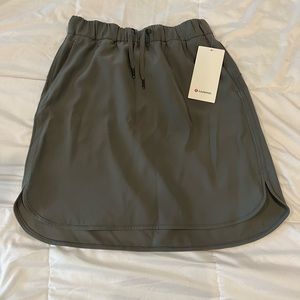 NWT, Lululemon Athletic Skirt, Olive Green, Size 8